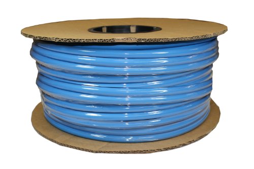 ATP Zırh Kaynaklı Poliüretan Metrik Plastik Boru, Açık Mavi, 8 mm ID x 12 mm OD, 100 Metre Uzunluk