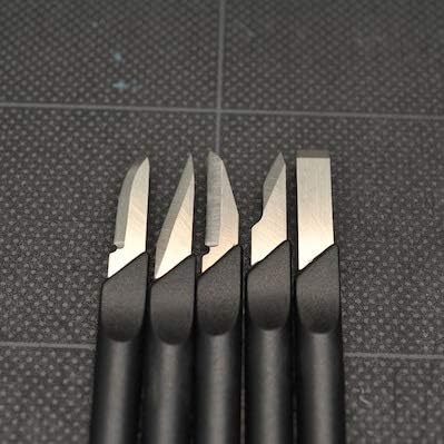 ALLEX Zanaat Bıçak Japon Paslanmaz Çelik Hassas Bıçak, Hobi Bıçak Keskin Sabit Bıçak, japonya'da yapılan, Detay Bıçak