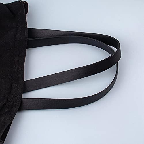 Framendino, 2 Paket Siyah Çantalar Sapanlar Yedek PU Deri Çanta Yapma Malzemeleri için Kolları
