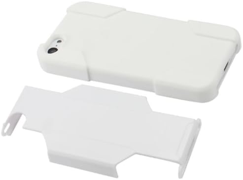 Reiko Silikon Kılıf ve plastik Kapak iPhone 5C-Perakende Ambalaj-Beyaz