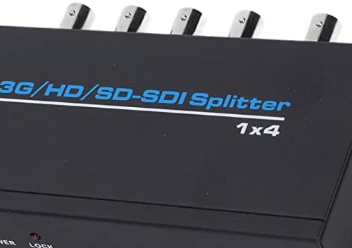 FastUU SDI Dağıtıcı, Yüksek Çözünürlüklü Profesyonel SDI 1X4 Splitter Sinyal Bölünmüş 1 Giriş 4 Çıkışlar için Mühendislik Sınıf