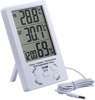 MuslimStreet Dijital Higrometre Kapalı Termometre Nem Ölçer oda termometresi Sıcaklık ve nem monitörü ile Mini Higrometre Termometre