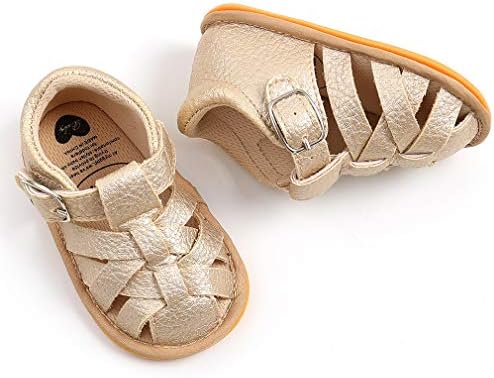 Erkek bebek Sandalet Kız Ayakkabı yumuşak Kaymaz Taban Yürümeye Başlayan Ilk Yürüteç Bebek Sandalet erkek bebek ıçin (0-18 Ay)