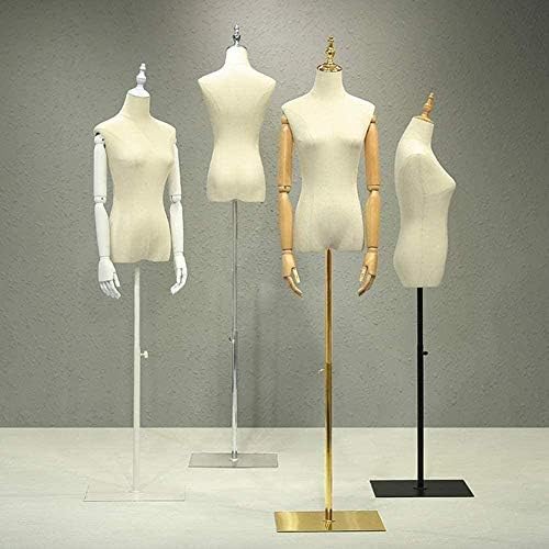 Manken Torso Vücut Profesyonel Kadın Manken Torso Vücut Elbise Formu Tasarımcı Giyim Mücevherat Ekran Standı Yüksekliği Ayarlanabilir