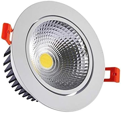 Modern gömme aydınlatma 10 W LED COB gömme ışıklar 3 renk sıcaklığı Downlight 1000 lümen oturma odası gömme tavan ışık AC110V-240V