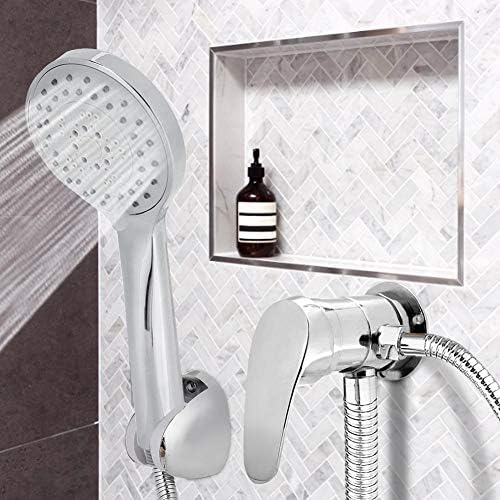 El duşu, el Duş Başlığı, Galvanik Yüksek Sıcaklığa Dayanıklı 5 Fonksiyonları Duş Yağmurlama Ev Banyo Malzemeleri Banyo Aksesuarları
