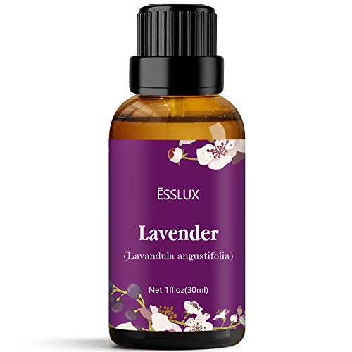 Lavanta esansiyel Yağı, Esslux Aromaterapi Uçucu Yağlar için Difüzör, Masaj, Sabun, Evde Bakım, Parfüm, 30 ml