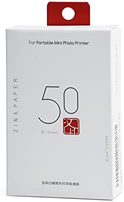 2x3 Premium Yapışkan Destekli Zink Fotoğraf Kağıdı, PRT MT53 Fotoğraf Yazıcısı ile uyumlu (50)