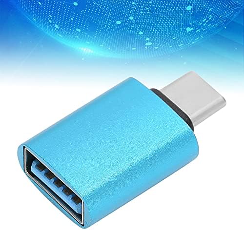 USB3. 1 dönüştürücü, kompakt taşınabilir Tip‑C USB adaptörü hızlı ısı dağılımı için cep telefonu için Tablet için ofis için ev(Mavi)