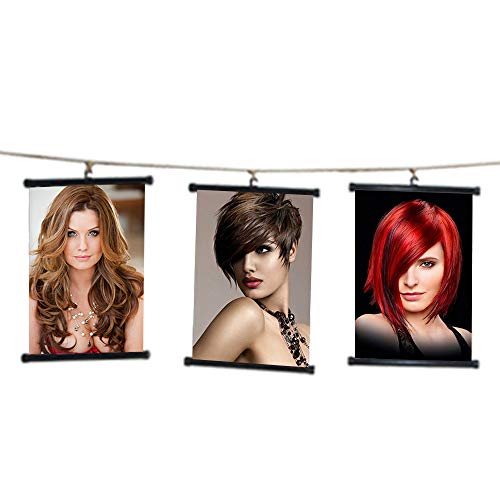 sp217044 Saç Modelleri Berber Dükkanı Salon Saç Kesimi Ekranı için Duvar Kaydırma Posteri