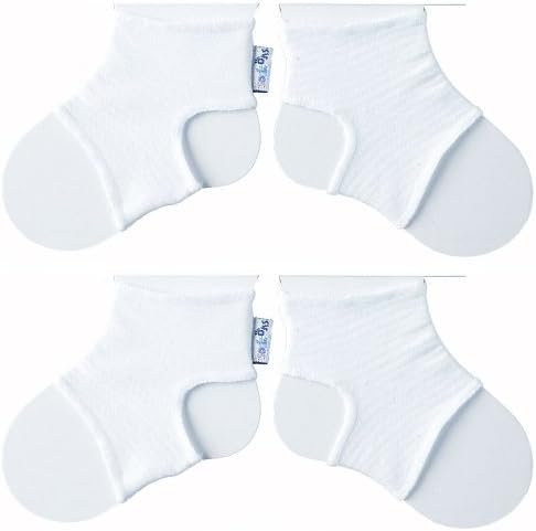 Çorap Ons Klasik Büyük Beyaz (6-12 Ay), 2'li Paket