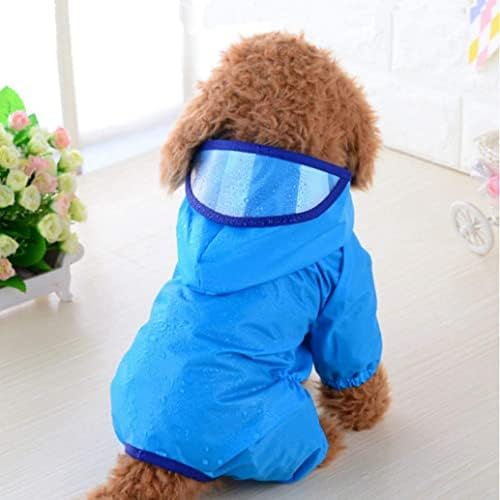 ZJWUQ Su Geçirmez Köpek Yağmurluk Renkli Köpek Giyim Malzemeleri Pet Ürünleri Siper Pelerin Kostümleri