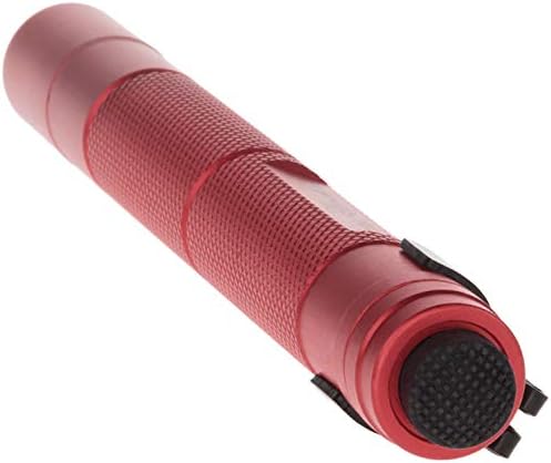 Nightstick MT-100R Mini-TAC Metal LED El Feneri - 2 AAA, 5,4 inç (137 mm), Kırmızı