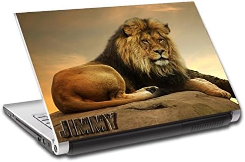 Aslan Safari Hayvanlar Kişiselleştirilmiş LAPTOP Cilt Kapak Çıkartması Vinil Sticker L779, 10