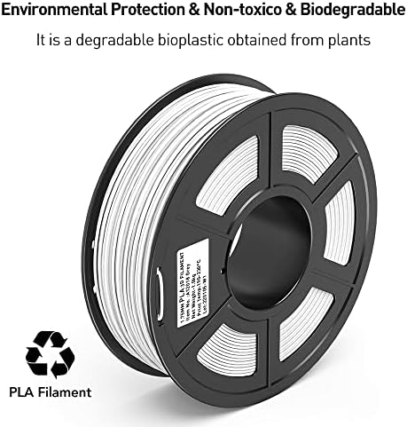3D Yazıcı Filament, HUAXUN 3D Yazıcı PLA Filament 1.75 mm 1 KG Beyaz Renk