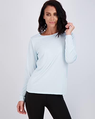 4 Paket: Kadın Kuru-Fit Teknoloji Streç Uzun Kollu Atletik Egzersiz T-Shirt (Artı Boyutu mevcuttur)