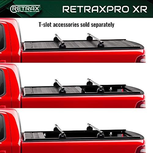 Retrax RetraxPRO XR Geri Çekilebilir Kamyon Yatağı Tonneau Kapak | T-80833 | 2007 - 2021 Toyota Tundra'ya Uyar Düzenli ve Çift