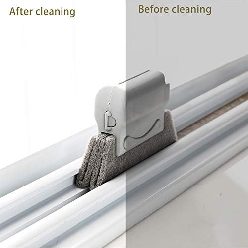 El tipi Oluk Boşluğu Temizleme Araçları, Değiştirme Pedli Pencere Yuvası Fırça Seti, Panjurlar için Yaratıcı Faraş Temizleme
