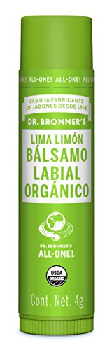 Dr. Bronner'ın Sihirli Sabunları Organik Dudak Balsamı, Limonlu Kireç, 0.15 Ons