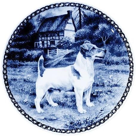 Porselen Köpek Tabağı-Jack Russell Terrier