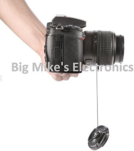 58mm Evrensel Snap-On Lens Kapağı Olympus M. Zuıko 40-150mm f / 4.0-5.6 R Mikro ED dijital zoom objektifi + Kap Kaleci + Mikrofiber
