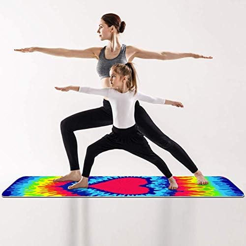Pilates Mat Gökkuşağı Degrade Aşk Yoga Mat Çevre Dostu egzersiz matı Kaymaz spor salonu matı Kalın spor matı egzersiz matı Taşıma