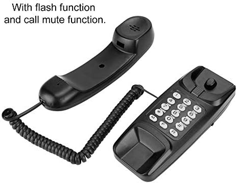 Bewinner Kablolu Telefon, Arayan Kimliği Ekranı Olmayan Sabit Hatlı Telefon, Ev için Masaüstü Duvar Telefonu, Flaş İşleviyle