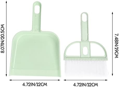OKMN Mini Faraş Fırça Seti ile Plastik Mini El Süpürgesi, çırpma Süpürge ve Küçük Faraş Temizleme Araçları Kiti Masaüstü Temizleme