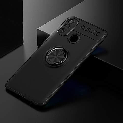 Cep Telefonu Kılıfı için Büyük Huawei P Akıllı (2020) Darbeye Dayanıklı TPU Koruyucu Kılıf ile Görünmez Tutucu (Renk: Siyah)