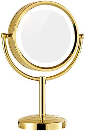 Çift Ayna Işığı, ışıklı Büyüteçli Ayna 3x, Büyütmeli Led Makyaj Aynası, Gelişmiş Kıdemli İnci Nikel Kozmetik Ayna, Parlaklık