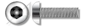 (2500 adet) 10-32X1-1/4 Güvenlik Makine Vidaları Düğme Başkanı Hex Soket Pin Paslanmaz Çelik Aspen Bağlantı Elemanları tarafından
