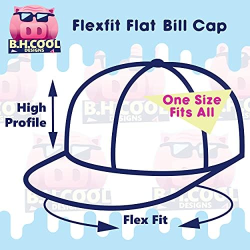 PAWG-Flexfit 6210 Yapılandırılmış Düz Tasarılı Şapka