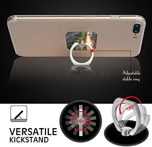 Günbatımı Üzüm Bağları Üzerinde Cep Telefonu Halka Tutucu Parmak Standı 360° Rotasyon Metal Halka Kavrama, Tüm Smartphone ile